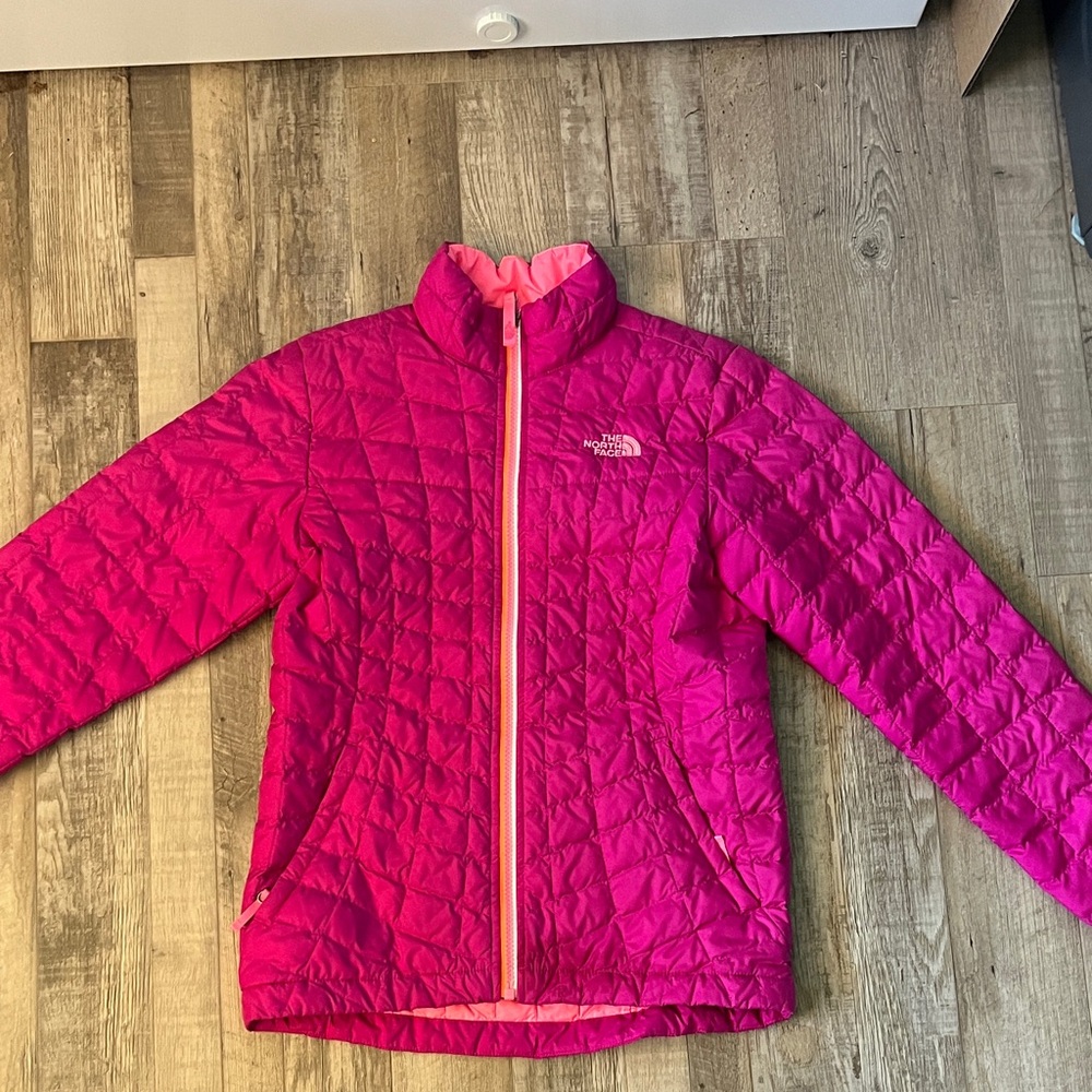 The North Face Fuchsia Quilted Jacket